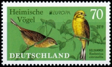 BRD MiNr. 3463 ** Serie Europa 2019: Heimische Vögel - Goldammer, postfrisch