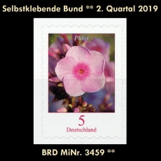 FRG MiNo. 3459 ** Self-adhesives Germany Q2 2019, MNH