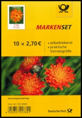 BRD MiNr. FB 93 (3490) ** DS Blumen: Habichtskraut, Folienbl., sk, postfrisch