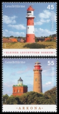 FRG MiNo. 2942-2943 set ** Lighthouses (XIV), MNH