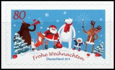 BRD MiNr. 3505 ** Weihnachten 2019: Weihnachten mit Freunden, postfr., selbstkl.