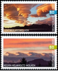 BRD MiNr. 3527-3528 Satz ** Kelvin-Helmholtz- & Lentikularis Wolken, postfrisch