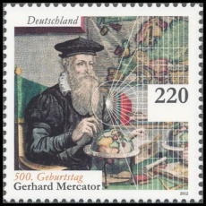 BRD MiNr. 2918 ** 500.Geburtstag von Gerhard Mercator, postfrisch