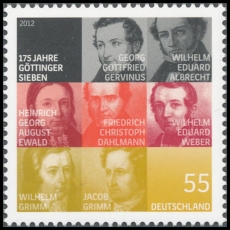 BRD MiNr. 2962 ** 175.Jahrest. Entlassung & Ausweisung Göttinger Sieben, postfr.