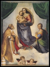 FRG MiNo. Block 79 (2919) **/o 500 years Sistine Madonna, sheetlet