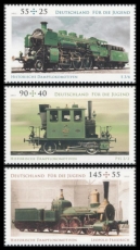 FRG MiNo. 2946-2948 ** Youth 2012: Historic steam locomotives, MNH