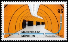 FRG MiNo. 3538 ** Series subway stations: Marienplatz Munich, MNH