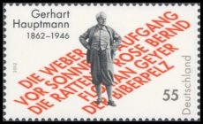 BRD MiNr. 2963 ** 150.Geburtstag von Gerhart Hauptmann, postfrisch