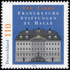 BRD MiNr. 2011 ** 300 Jahre Franckesche Stiftungen, Halle, postfrisch