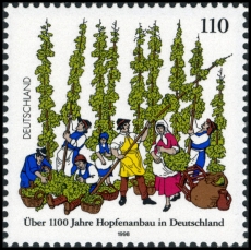 FRG MiNo. 1999 ** 1100 years of hop cultivation in Germany, MNH