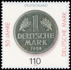 BRD MiNr. 1996 ** 50 Jahre Deutsche Mark, postfrisch
