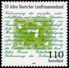 BRD MiNr. 1988 ** 50 Jahre Deutscher Landfrauenverband, postfrisch