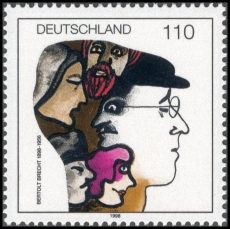 BRD MiNr. 1972 ** 100. Geburtstag Bertolt Brecht, postfrisch
