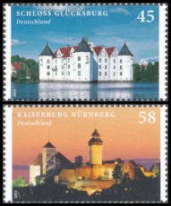 FRG MiNo. 2972-2973 set ** Castles and Palaces, MNH