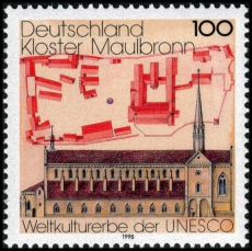FRG MiNo. 1966 ** Cultural & Natural Heritage (V): Maulbronn Monastery, MNH