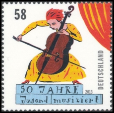FRG MiNo. 2991 ** 50 years competition Jugend musiziert, MNH