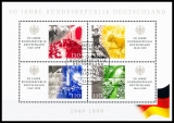 FRG MiNo. Block 49 (2051-2054) **/o 50 years Federal Republic of Germany