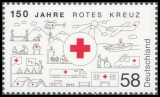 FRG MiNo. 2998 ** 150 years Red Cross, MNH