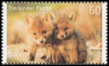 FRG MiNo. 3047-3048 set ** Animal Babies: fox and hedgehog, MNH