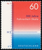 FRG MiNo. 3109 ** 300 years Fahrenheit scale, MNH