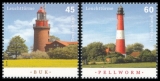 FRG MiNo. 3089-3090 set ** Lighthouses: Buk and Pellworm, MNH