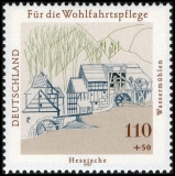 BRD MiNr. 1948-1952 Satz ** Wohlfahrt 1997: Wasser- und Windmühlen, postfrisch