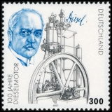 FRG MiNo. 1942 ** 100 years diesel engine, MNH