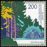 FRG MiNo. 1918-1919 set ** 50 y. Protection German Forests, from block 38, MNH