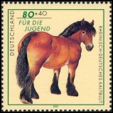 FRG MiNo. 1920-1924 set ** youth 1997: horse breeds, MNH