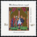 BRD MiNr. 1891-1892 Satz ** Weihnachten 1996, postfrisch