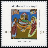 BRD MiNr. 1891-1892 Satz ** Weihnachten 1996, postfrisch