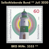 BRD MiNr. 3555 ** Selbstklebende Bund Juli 2020, postfrisch