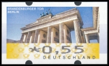 FRG MiNr. ATM 6 set 45-390 Euro cent ** Frama labels: Brandenburg Gate, MNH