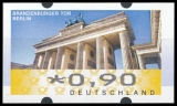 FRG MiNr. ATM 6 set 45-390 Euro cent ** Frama labels: Brandenburg Gate, MNH