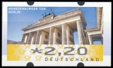 BRD MiNr. ATM 6 Satz 45-410 Cent ** Automatenmarken: Brandenburger Tor, postfr.