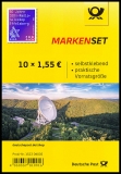 FRG MiNo. MH 123 (3622) ** Radio telescope Effelsberg, stamp set, self-adh., MNH