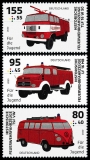 FRG MiNo. 3557-3559 Set ** Series Youth 2020: Historical fire engines, MNH