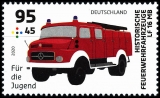 BRD MiNr. 3557-3559 Satz ** Jugend 2020: Historische Feuerwehrfahrzeuge, postfr.