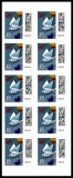 FRG MiNo. FB 114 (3652) ** Series: homing pigeon, foil sheet, self-adh., MNH