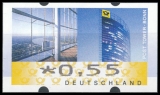 BRD MiNr. ATM 7, Cent Werte Auswahl ** Automatenmarken: Post Tower, postfrisch