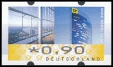 FRG MiNr. ATM 7 set 45-390 Euro cent ** Frama labels: Post Tower, MNH