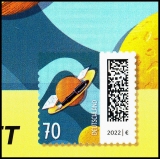 FRG MiNo. 3678 ** Series World of Letters: Letters around saturn, self-adh., MNH