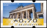 FRG MiNr. ATM 6, Cent value selection ** Frama label: Brandenburg Gate, MNH