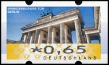 FRG MiNr. ATM 6, Cent value selection ** Frama label: Brandenburg Gate, MNH
