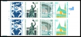 Berlin MiNo. MH 15 (795,796,798,834 C/D) ** Sights, stamp set, wet-adh., MNH