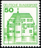 BRD MiNr. 1038CI/DI ** Burgen & Schlösser, Buchdruck, postfr., geschnitten