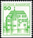 BRD MiNr. 1038CI/DI ** Burgen & Schlösser, Buchdruck, postfr., geschnitten