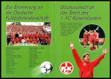 FRG MiNo. 2010 o German Football Champion 1998 Kaiserslautern, first day cancel