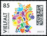 FRG MiNo. 3727 ** Diversity - Variety in Germany, MNH