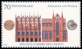 BRD MiNr. 2614-2615 Satz ** Erbe der Menschheit (XV): Riga, Stralsund, postfr.